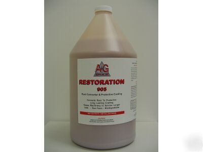 Restoration rust converter & protective coating, gallon