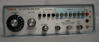 Simpson portable 420 function generator