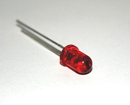Ten 5MM clear red leds with resistors for 12V led