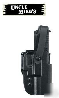 Uncle mikes kydex belt thumb holster 5512 rh glock 26 