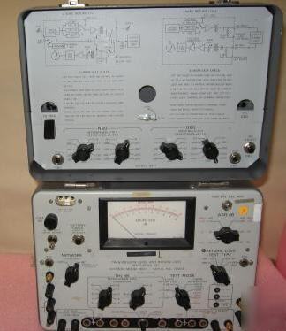 Wiltron 9041, trans. level & return loss measuring set