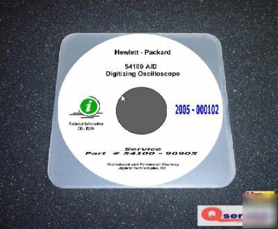 Hp - agilent 54100 a/d service manual cd