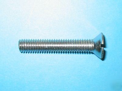 1,000 slotted flat machine screws - size: 10-24 x 3/4
