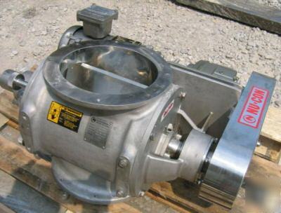 9â€ diameter nu-con rotary valve; stainless steel (4784)