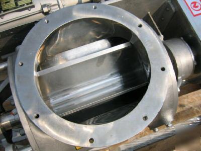 9â€ diameter nu-con rotary valve; stainless steel (4784)