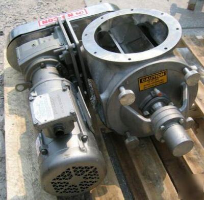 9â€ diameter nu-con rotary valve; stainless steel (4784)