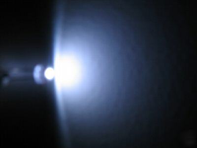 100PCS 4.8MM short profile white led,big/wide angle
