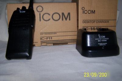 Icom f 21S portable 2 ch includes bc-146 standup ch