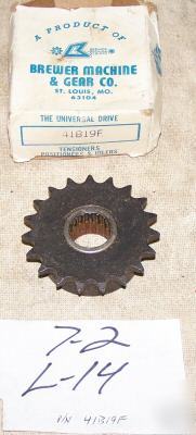 1 brewer machine gear 