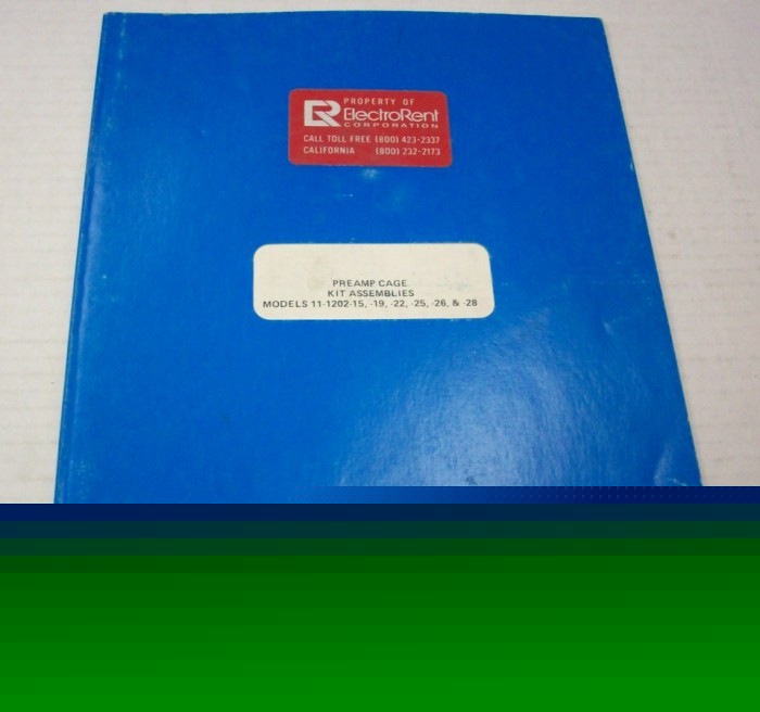 Gould 11-1202-15 preamp cage kit assemblies op manual