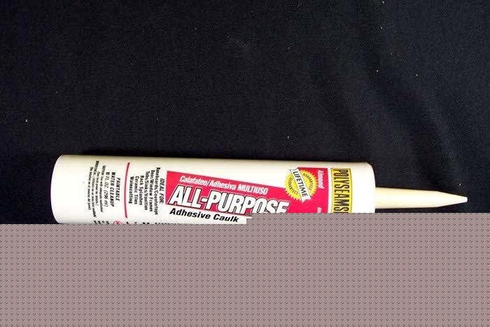 Polyseamseal all-purpose almond adhesive caulk