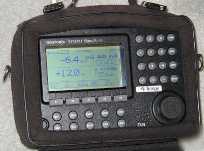Tek RFM151 signalscout cable signal level meter rfm 151