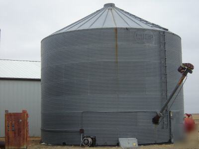 (2) 10,000 bu. coop grain bin (s), dismantled