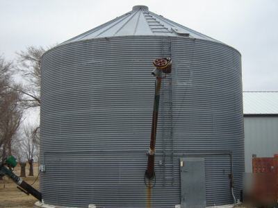 (2) 10,000 bu. coop grain bin (s), dismantled