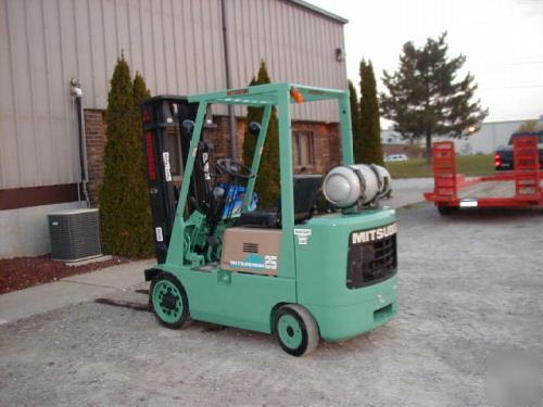 Mitsubishi 5,000 lb forklift 5000 fork lift truck nice 