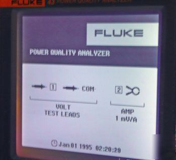 Fluke 43 power quality analyzer meter 43B