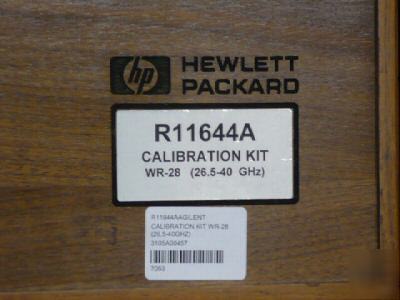 Hp R11644A WR28 calibration kit 26.5- 40GHZ w/cal cert