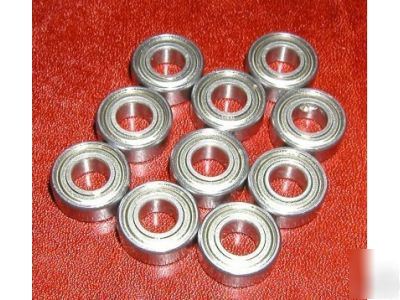 10 ball bearings 4X8 X2 chrome steel metal shields