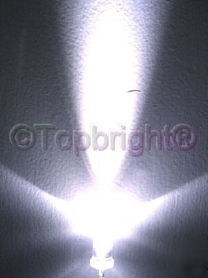 50X ultrabright white led 5MM 15,000MCD free r&s/h