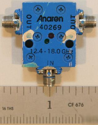 Anaren 2-way power divider 12.4-18.0 ghz model 40269