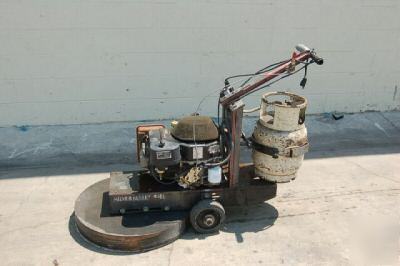 Bullett kohler 15HP propane floor scrubber buffer guar 