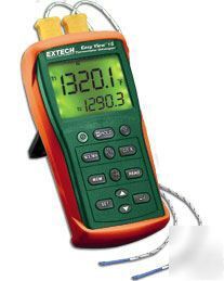 Extech EA10 easyview type k dual input thermometer wit
