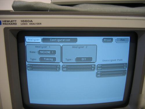 Hp 1660A logic analyzer, portable