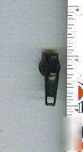 #5 coil zipper locking pulls black 100 pce wholesale