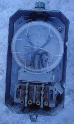 Vintage house electric meter box