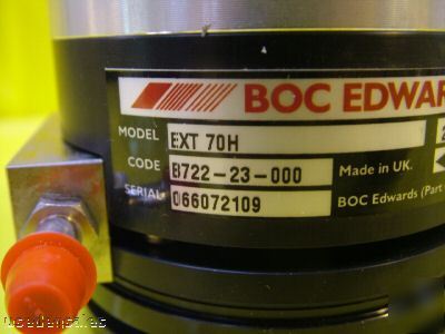 Boc edwards turbomolecular turbopump ext 70H
