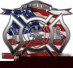 Firefighter decal reflective 6