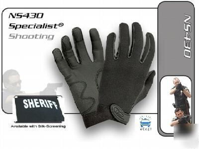 Hatch specialist shooting gloves - sheriff logo sm