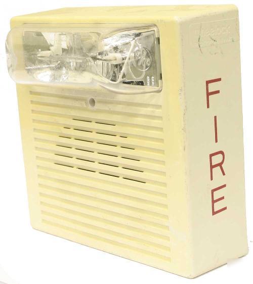 Wheelock as-241575W fire alarm 15/75CD strobe & horn