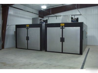 Powder coating batch oven (ovens) 8'w x 8'h x 16'd