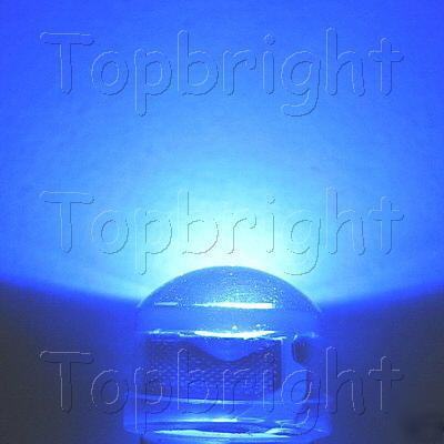 300PC 0.5W strawhat 8MM 140Â° high power blue led 70KMCD