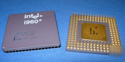 A80960CF33 intel I960 collectible pga cpu gold rare