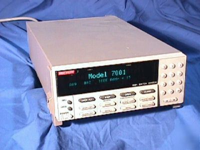 Keithley 7001 switch mainframe