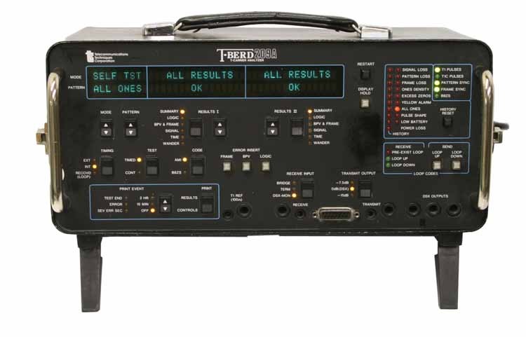 Ttc t-berd 209A t-carrier analyzer T1 network tester