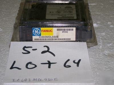 1 fanuc g.e. IC693MDL930E output module relay isolated 