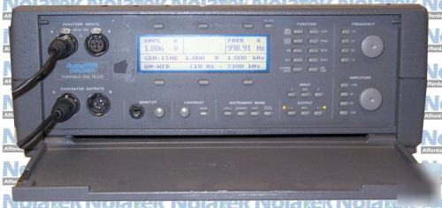 Audio precision portable one plus audio analyzer
