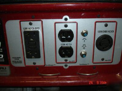 Coleman powermate 5000 portable generator