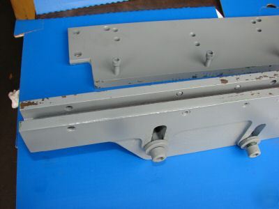 Diacro 16-24 hand brake press machine die bed rail