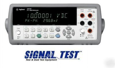 Agilent 34410A digital multimeter demo unit used