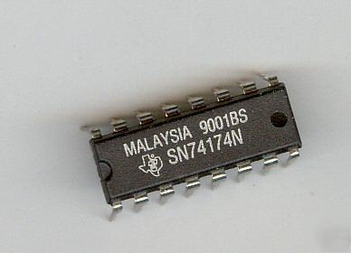 Integrated circuit SN74174N electronics ic's