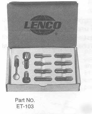 Lenco spot welder tip kit # et-103