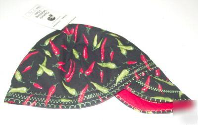 New hot chili peppers welding hat 7 3/8 reversible