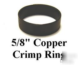 25 pack 5/8 pex copper crimp rings for crimping tool