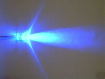 5 x mega+brite blue led's 5MM 15000MCD. (75P post uk)