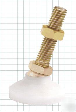 Carr lane cl-6-slfn stud leveling feet w/delrin pad 