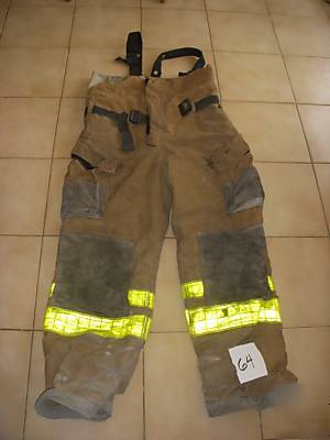 Firefighter pants 38X32 fireman turnout bunker gear 64